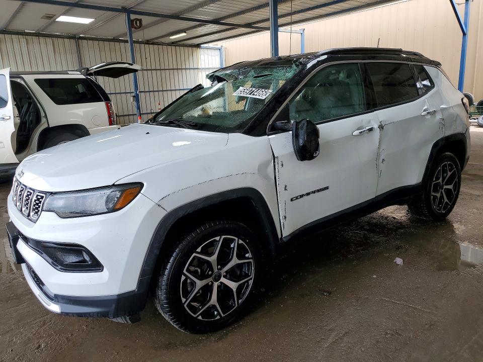 2025 Jeep Compass VIN 3C4NJDCN2ST584604 COPART salvage auction — ROLLOVER, CO - PUBLIC - SALVAGE TITLE, sold $2,150 on 2026-07-09 (photo 1)