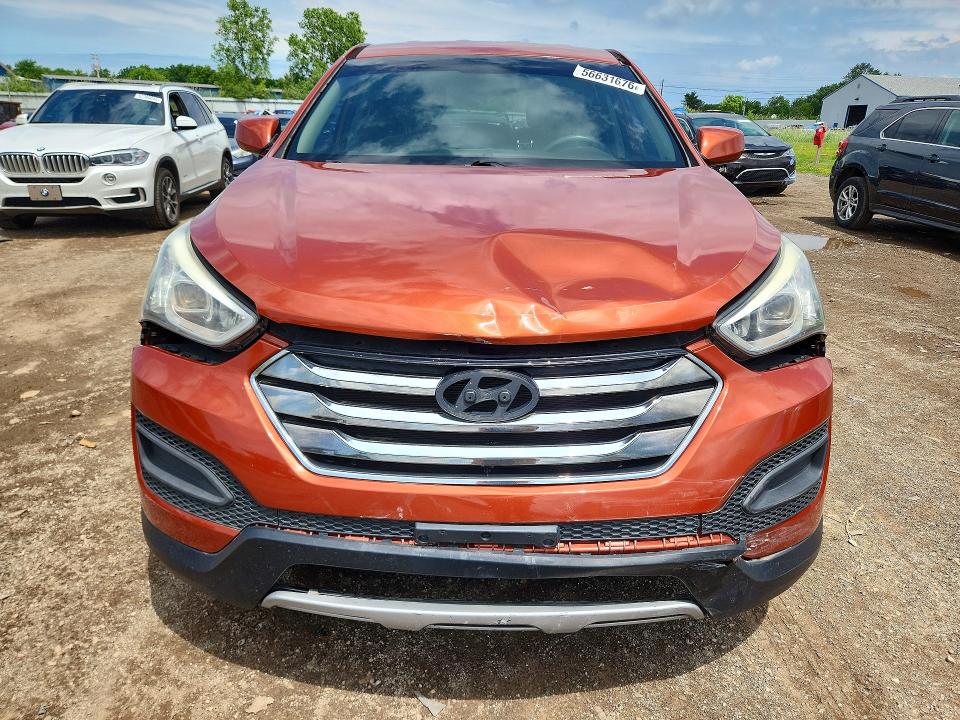 2014 Hyundai Santa fe VIN 5XYZT3LB7EG132705 COPART salvage auction — FRONT END, Oh - Cert Of Title-Salvage, sold $1,800 on 2026-07-02 (photo 5)