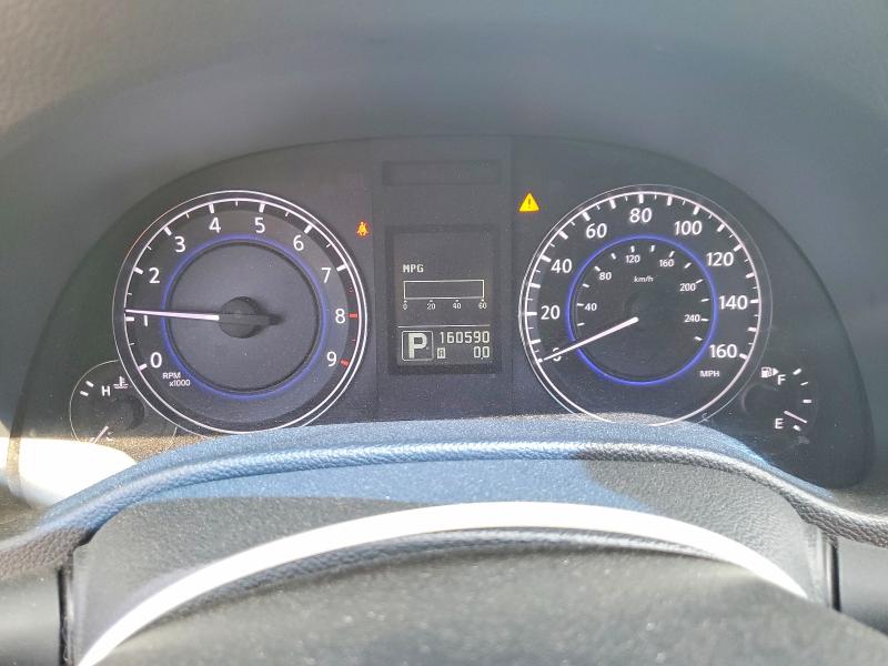 2013 Infiniti VIN JN1CV6AP5DM726175 COPART salvage auction — FRONT END, Ca - Salvage Certificate, sold $950 on 2026-07-20 (photo 9)
