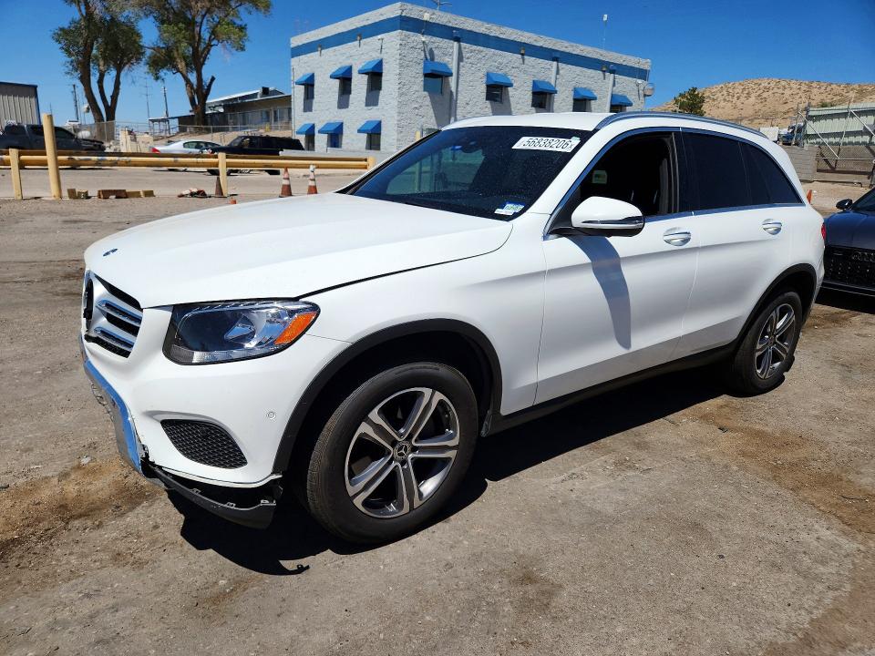 2019 Mercedes-benz Glc VIN WDC0G4KB0KF641824 COPART salvage auction — FRONT END, NM - CERT OF TITLE-SALVAGE (P), sold $350 on 2026-07-27 (photo 1)