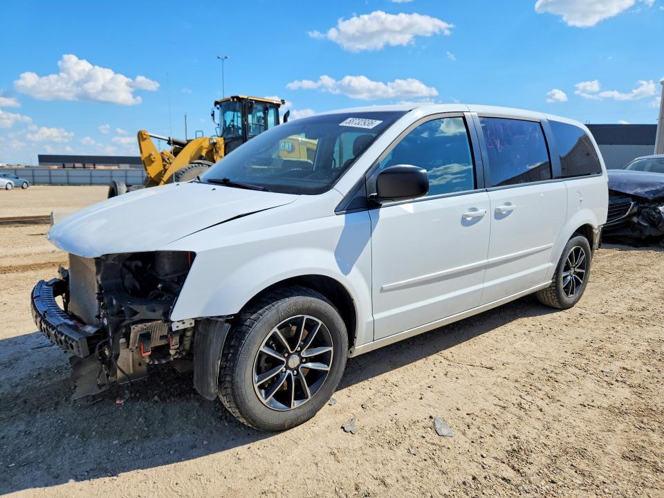 2016 Dodge Caravan VIN 2C4RDGBG2GR395314 COPART salvage auction — FRONT END, Ab - Bos - Salvage, sold $2,000 on 2026-07-09 (photo 1)