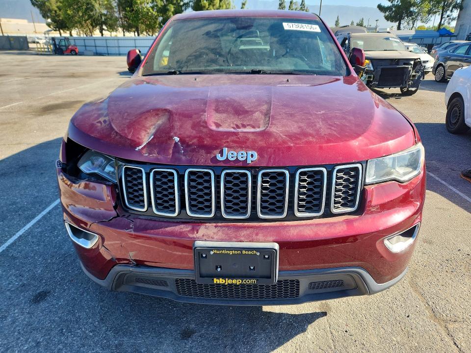 2018 Jeep VIN 1C4RJEAG0JC181792 COPART salvage auction — FRONT END, Ca - Dis/Dlr/Exp Only Clean Title, sold $3,700 on 2026-07-02 (photo 5)
