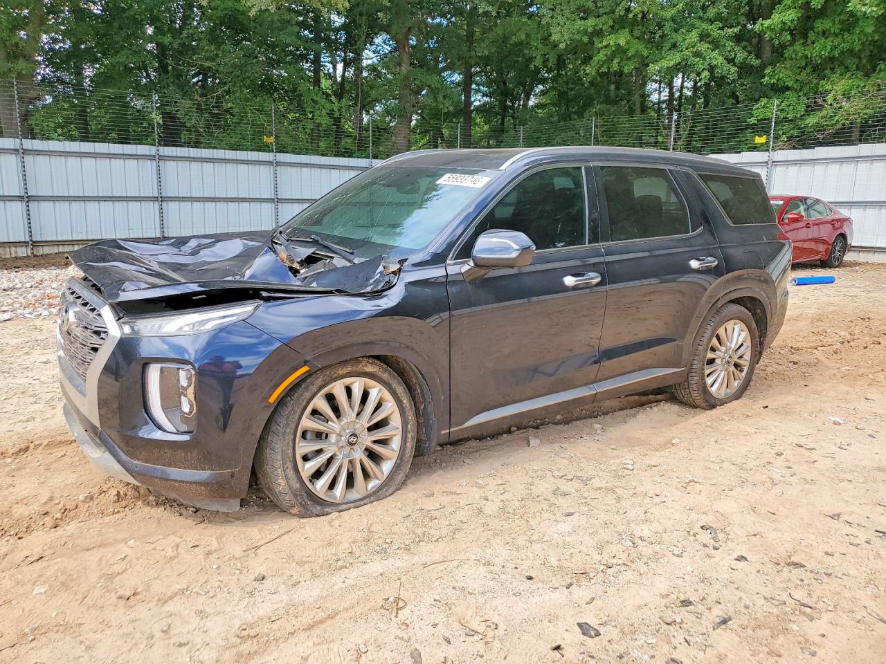 2020 Hyundai Palisade VIN KM8R54HE4LU069198 COPART salvage auction — Front End, GA - CERT OF TITLE-SALVAGE, sold $5,500 on 2026-07-10 (photo 1)