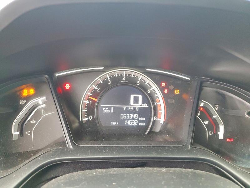 2018 Honda Civic VIN 19XFC2E5XJE007130 COPART salvage auction — SIDE, WA - BILL OF SALE, sold $4,200 on 2026-07-10 (photo 9)