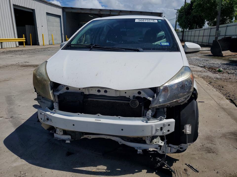 2014 Toyota Yaris VIN VNKKTUD3XEA000365 COPART salvage auction — FRONT END, Tx - Salvage Vehicle Title, sold $1,800 on 2026-07-07 (photo 5)