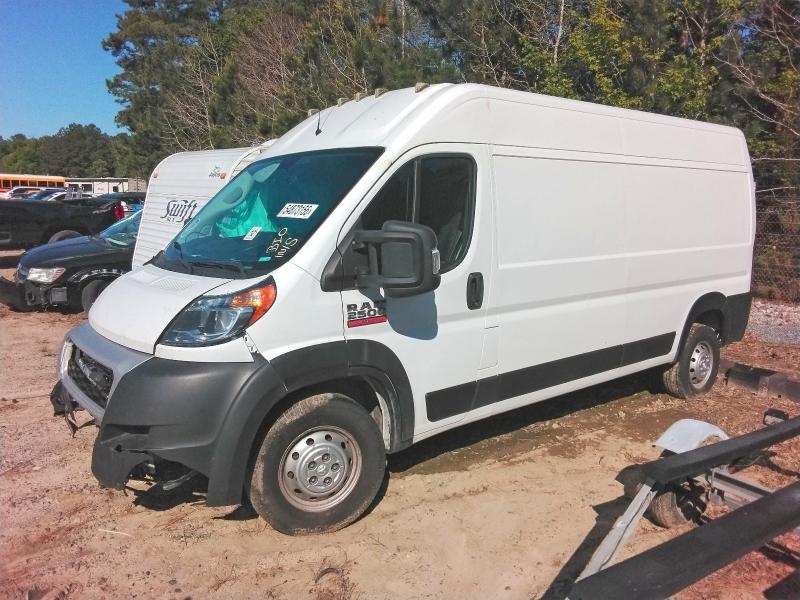 2021 Ram Promaster 2500 VIN 3C6LRVDG1ME590799 COPART salvage auction — FRONT END, Md - Cert Of Salvage > 75% Damage, sold $1,850 on 2026-07-28 (photo 1)