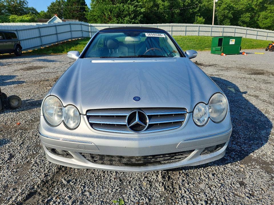 2009 Mercedes-benz Clk-klasse VIN WDBTK56F09T108385 COPART salvage auction — REAR END, Nc - Salvage Certificate Of Title, sold $2,550 on 2026-07-22 (photo 5)