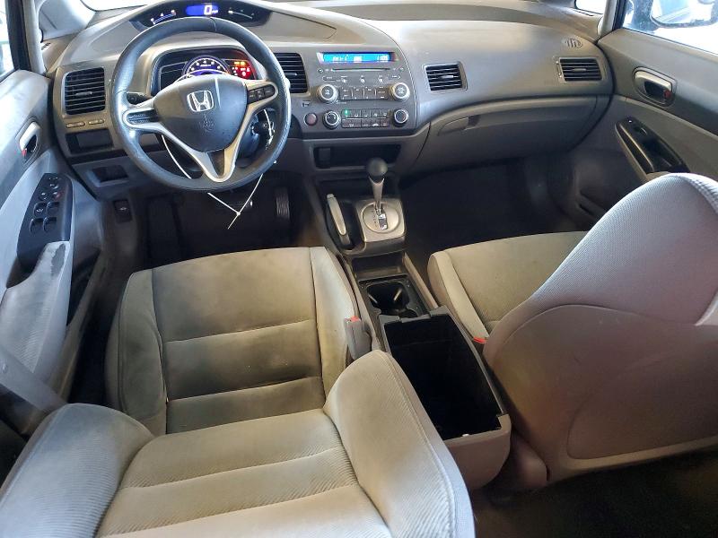 2010 Honda Civic VIN 2HGFA1F52AH588143 COPART salvage auction — ROOF, CA - SALVAGE CERTIFICATE, sold $825 on 2026-07-09 (photo 8)