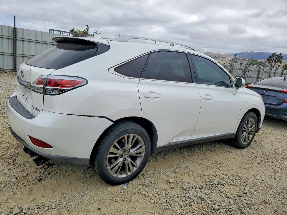 2013 Lexus Rx VIN JTJZK1BA4D2007456 COPART salvage auction — REAR END, Salvage Title, sold $4,050 on 2026-07-14 (photo 3)