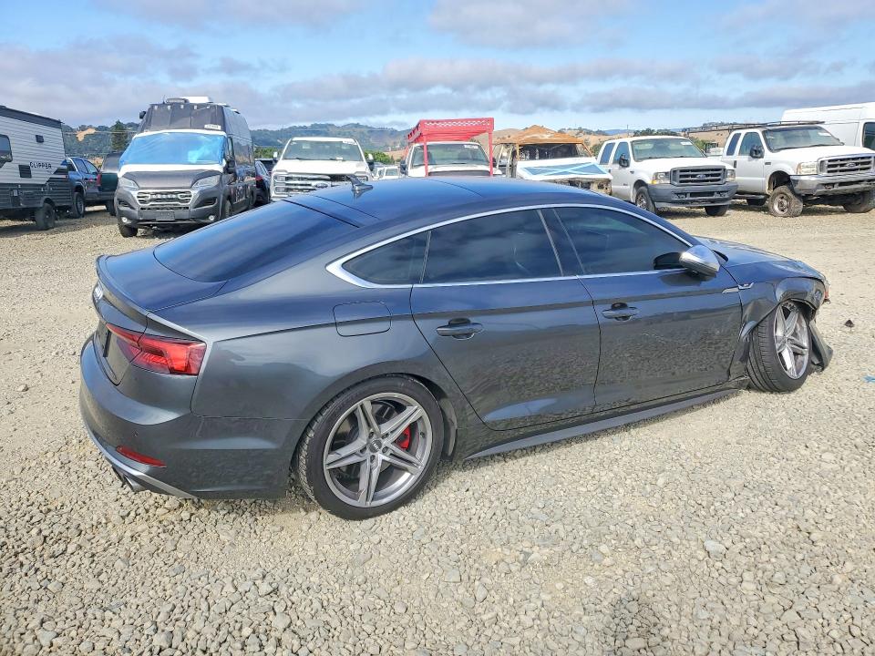 2018 Audi VIN WAUC4CF58JA061708 COPART salvage auction — FRONT END, Ca - Salvage Certificate, sold $7,000 on 2026-07-02 (photo 3)