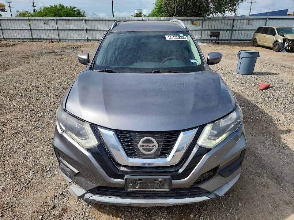 2017 Nissan Rogue VIN KNMAT2MT5HP579100 COPART salvage auction — FRONT END, Tx - Salvage Vehicle Title, sold $2,250 on 2026-07-15 (photo 5)
