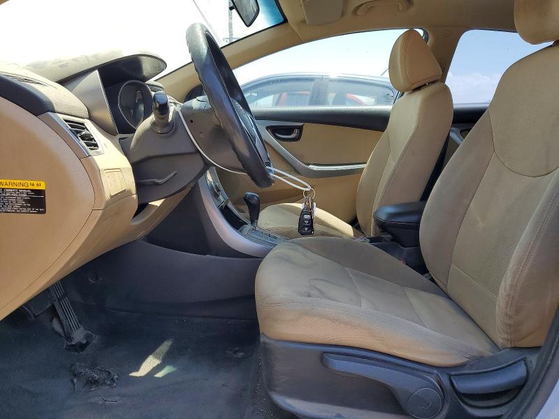 2013 Hyundai VIN KMHDH4AE1DU726648 COPART salvage auction — FRONT END, CA - SALVAGE CERTIFICATE, sold $900 on 2026-07-02 (photo 7)
