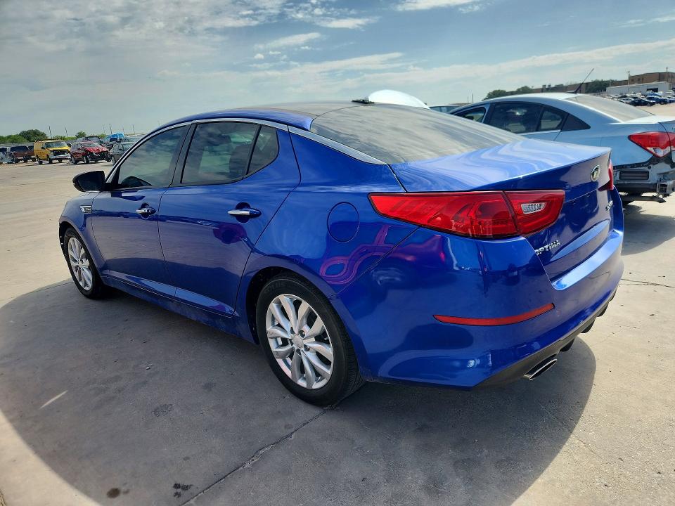 2015 Kia Optima VIN 5XXGR4A66FG403745 COPART salvage auction — FRONT END, Ks - Cert Of Title-Salvage, sold $2,350 on 2026-07-02 (photo 2)