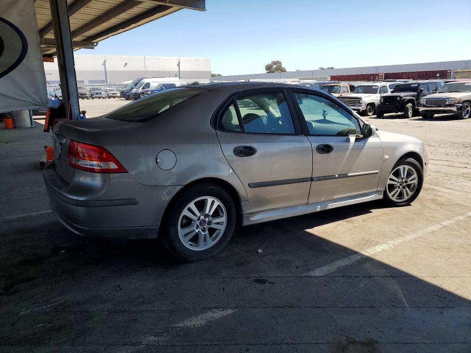 2006 Saab 9-3 VIN YS3FD49Y061004298 COPART salvage auction — MINOR DENT/SCRATCHES, Ca - Dlr/Dis/Exp Only Salvage Title, sold $100 on 2026-07-07 (photo 3)