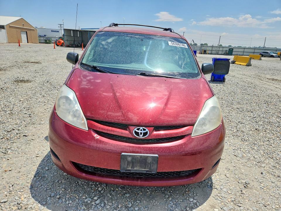 2008 Toyota Sienna VIN 5TDZK23C48S160359 COPART salvage auction — FRONT END, Ia - Dis/Dlr/Exp Only Clean Title, sold $450 on 2026-07-16 (photo 5)