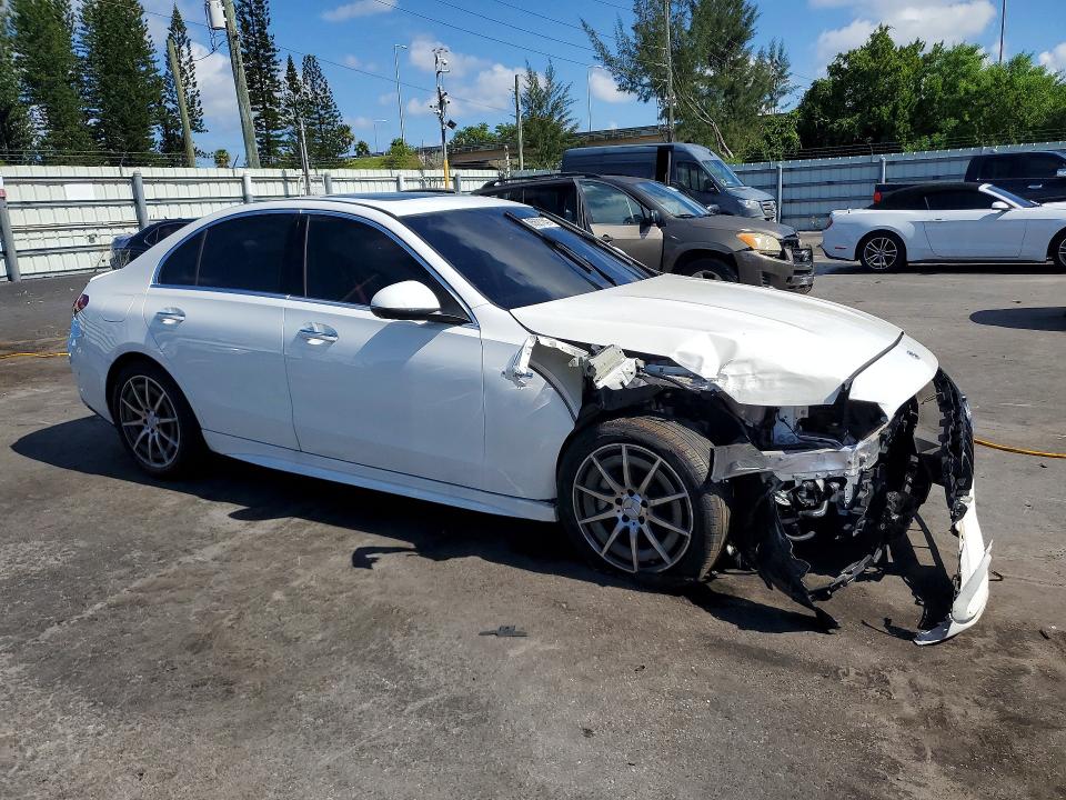 2023 Mercedes-benz C-klasse amg VIN W1KAF8HB7PR091206 COPART salvage auction — FRONT END, Fl - Cert Of Title Slvg Rebuildable, sold $17,000 on 2026-08-19 (photo 4)