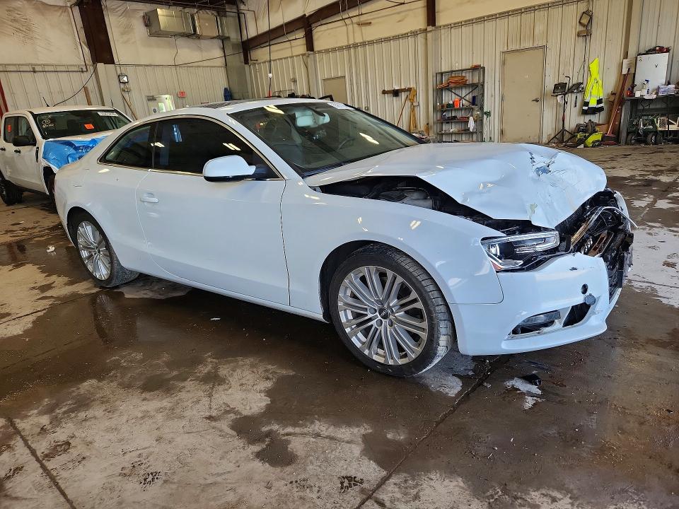 2013 Audi VIN WAULFAFR3DA054042 COPART salvage auction — FRONT END, Wi - Junked Vehicle Bill Of Sale, sold $325 on 2026-07-27 (photo 4)