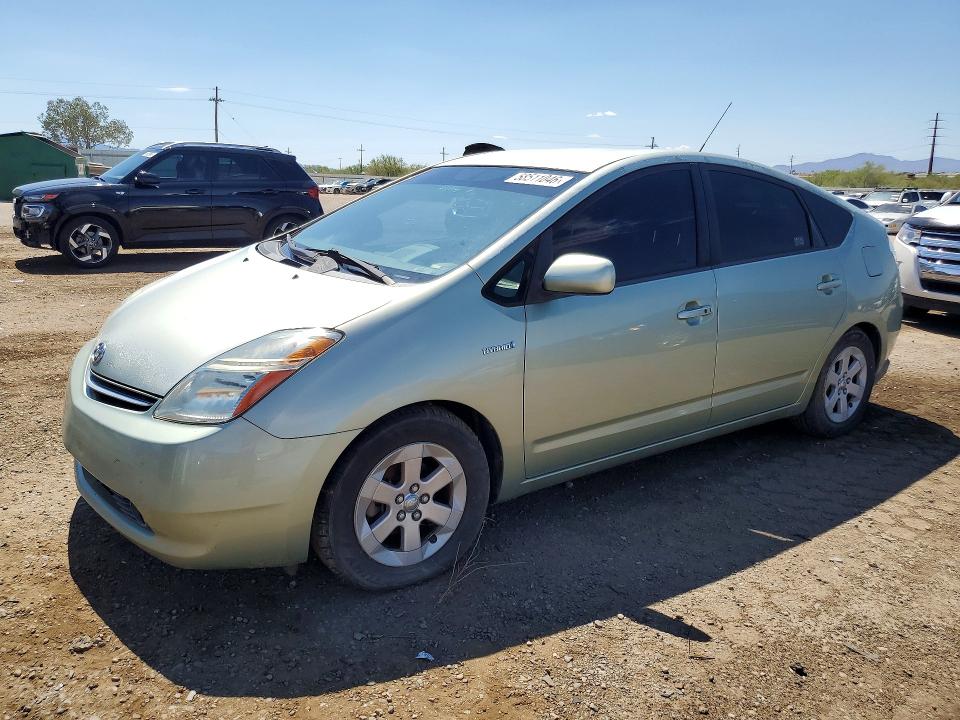 2008 Toyota Prius VIN JTDKB20U483414720 COPART salvage auction — DAMAGE HISTORY, Az - Certificate Of Title, sold $1,350 on 2026-07-31 (photo 1)