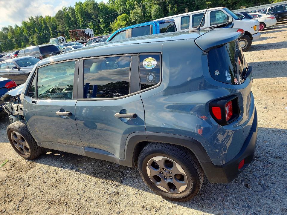 2017 Jeep VIN ZACCJAAB8HPF06956 COPART salvage auction — FRONT END, Va - Cert Of Title - Salvage, sold $675 on 2026-07-28 (photo 2)