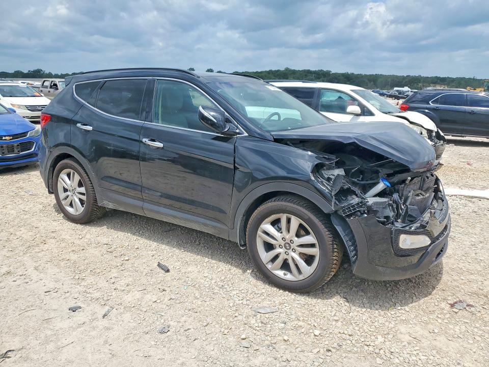 2016 Hyundai Santa fe VIN 5XYZWDLA1GG353725 COPART salvage auction — FRONT END, Ks - Cert Of Title-Salvage, sold $100 on 2026-07-21 (photo 4)