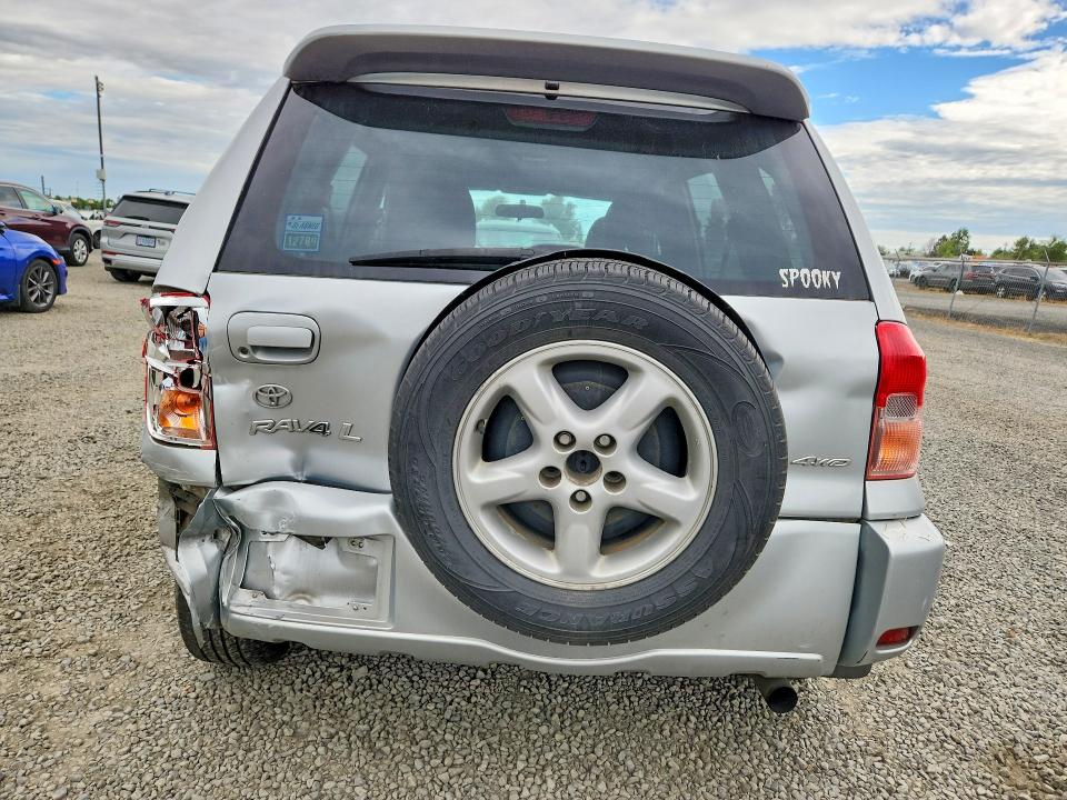 2002 Toyota Rav 4 VIN JTEHH20V326019608 COPART salvage auction — REAR END, Or - Salvage Title Certificate, sold $1,000 on 2026-07-07 (photo 6)