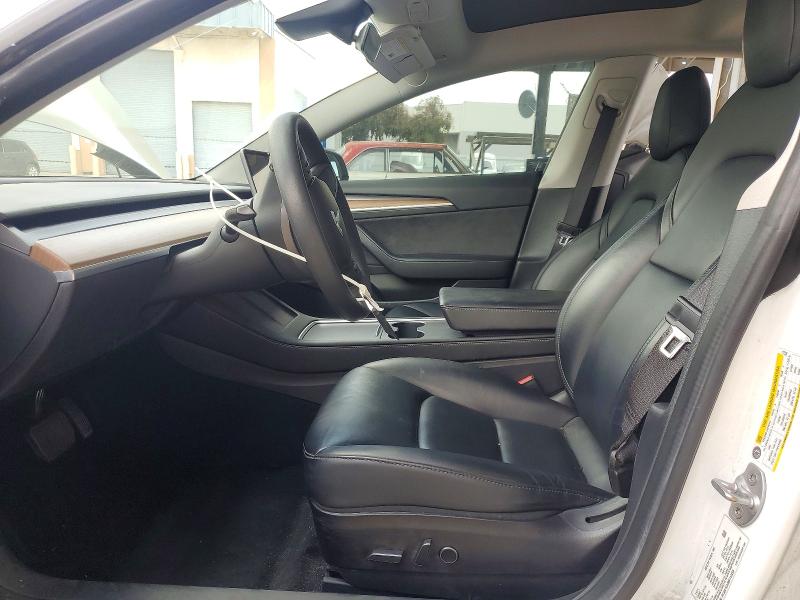 2022 Tesla Model 3 VIN 5YJ3E1EA3NF112256 COPART salvage auction — ROOF, Ca - Salvage Certificate, sold $6,700 on 2026-07-28 (photo 7)