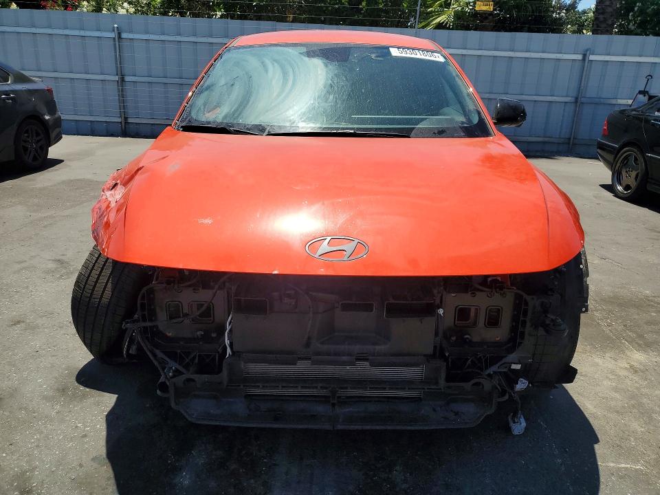 2025 Hyundai Ioniq VIN KM8KNDA85SU003389 COPART salvage auction — FRONT END, CA - SALVAGE CERTIFICATE, sold $10,200 on 2026-07-28 (photo 5)