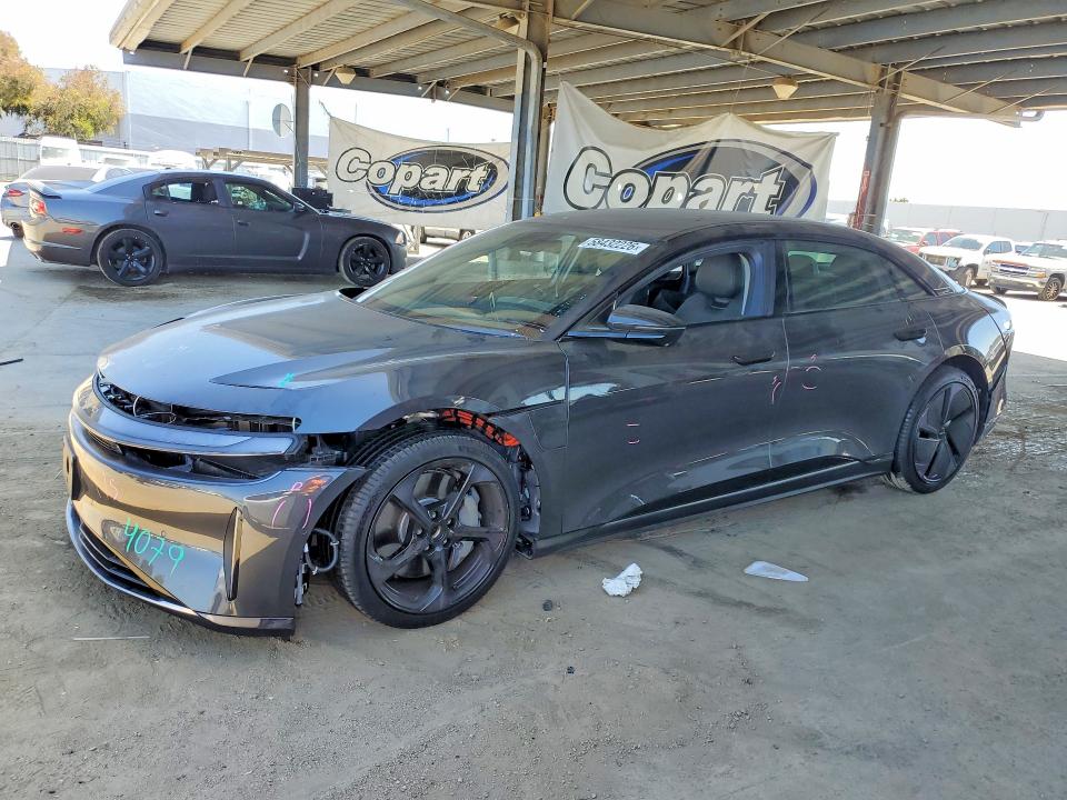 2025 Lucid motors Air VIN 50EA1PGA1SA001076 — COPART salvage auction photo