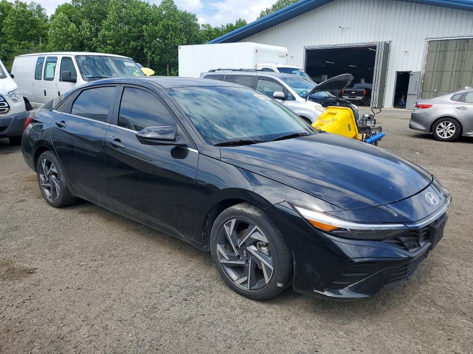 2025 Hyundai Elantra VIN KMHLS4DG4SU902048 COPART salvage auction — FRONT END, TX - CERTIFICATE OF TITLE (P), sold $12,000 on 2026-07-30 (photo 4)