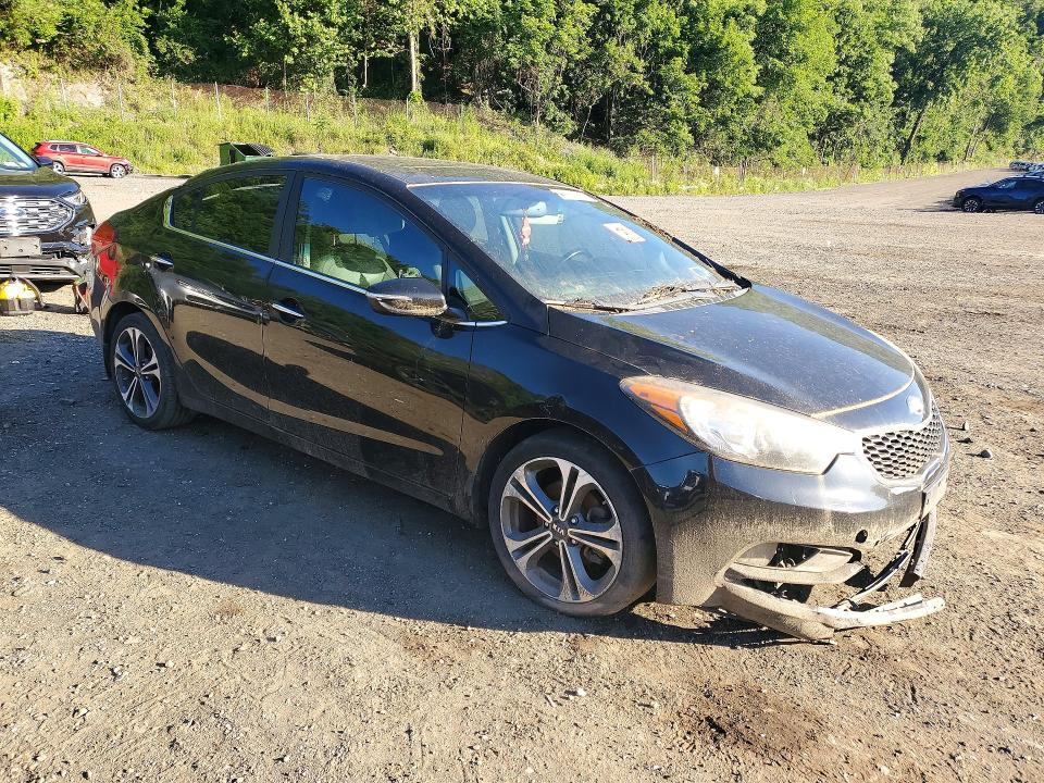 2014 Kia Forte VIN KNAFZ4A84E5060771 COPART salvage auction — REAR END, Ny - Certificate Of Title, sold $675 on 2026-07-23 (photo 4)