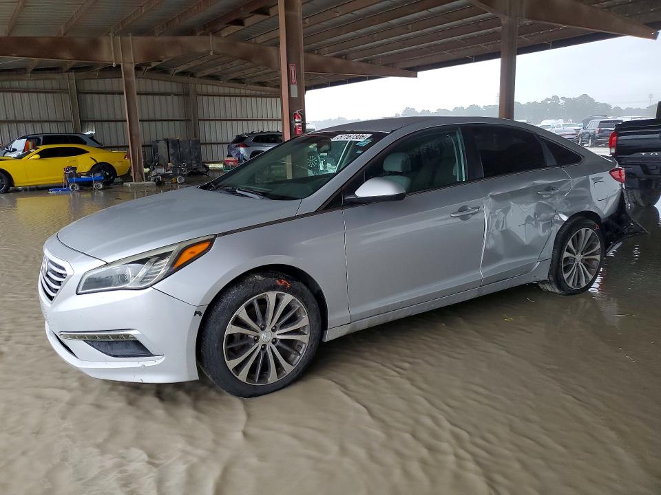 2015 Hyundai Sonata VIN 5NPE24AF4FH167760 COPART salvage auction — SIDE, Tx - Salvage Vehicle Title, sold $1,650 on 2026-07-31 (photo 1)