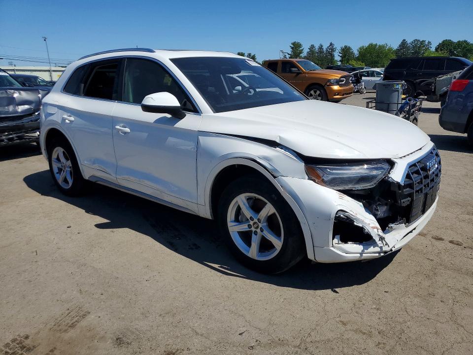 2023 Audi Q5 VIN WA1ABAFY1P2143159 COPART salvage auction — FRONT END, Pa - Cert Of Title, sold $14,700 on 2026-07-28 (photo 4)