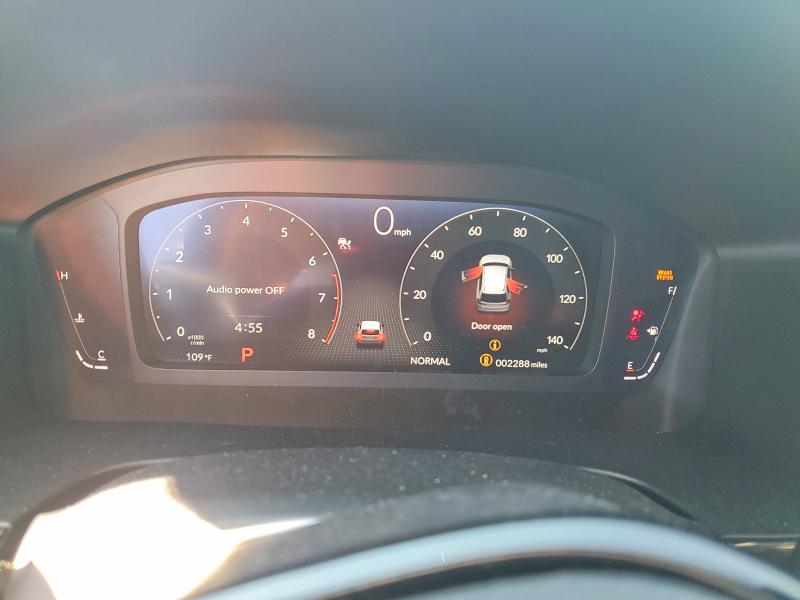 2026 Honda Cr-v VIN 2HKRS3H73TH328797 COPART salvage auction — REAR END, Nv - Salvage Title, sold $11,200 on 2026-07-23 (photo 9)