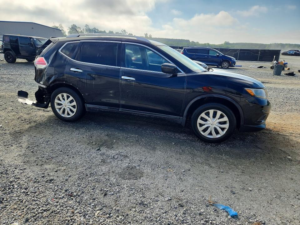 2016 Nissan Rogue VIN KNMAT2MTXGP609982 COPART salvage auction — REAR END, Nc - Salvage Certificate Of Title, sold $700 on 2026-07-13 (photo 4)