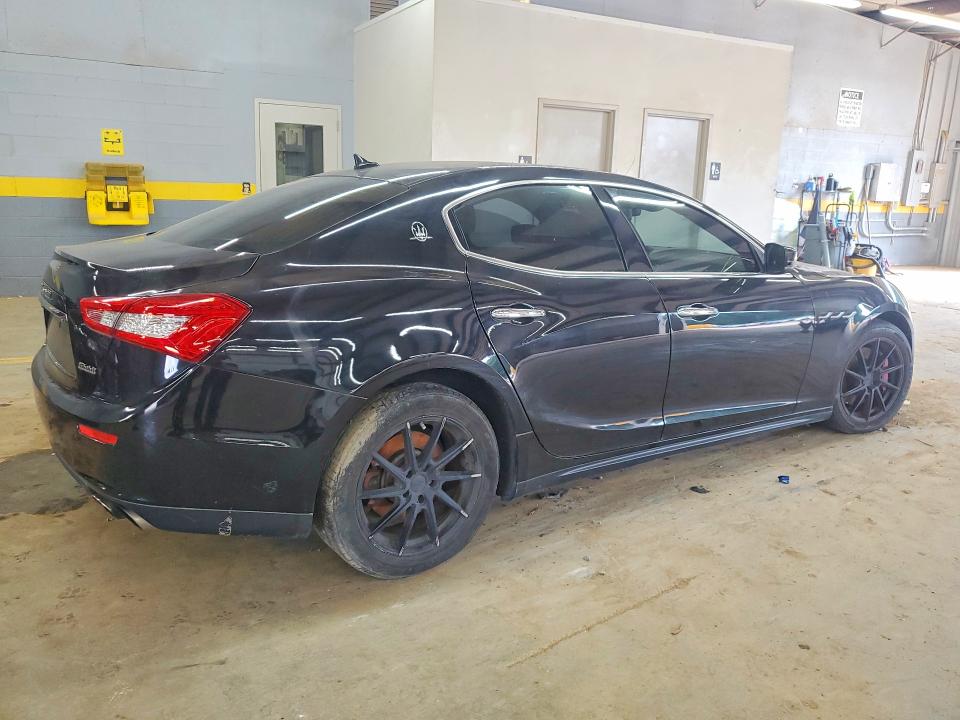 2014 Maserati Ghibli VIN ZAM57XSA4E1112149 COPART salvage auction — UNDERCARRIAGE, Nc - Dealer Only Clean Title, sold $4,600 on 2026-07-29 (photo 3)