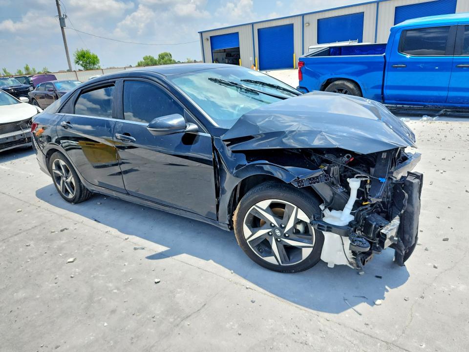2022 Hyundai VIN KMHLN4AG0NU347258 COPART salvage auction — FRONT END, Tx - Salvage Vehicle Title, sold $2,100 on 2026-07-14 (photo 4)