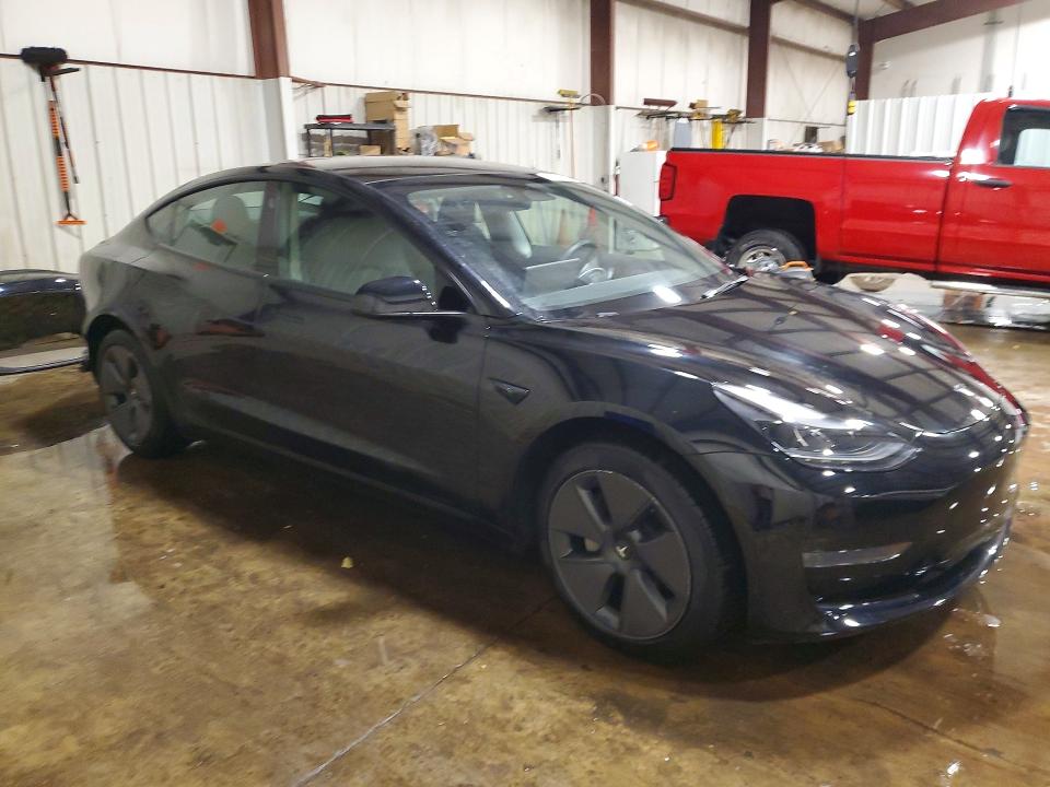 2023 Tesla Model 3 VIN 5YJ3E1EA9PF548130 COPART salvage auction — SIDE, Pa - Certificate Of Salvage, sold $9,600 on 2026-07-07 (photo 4)