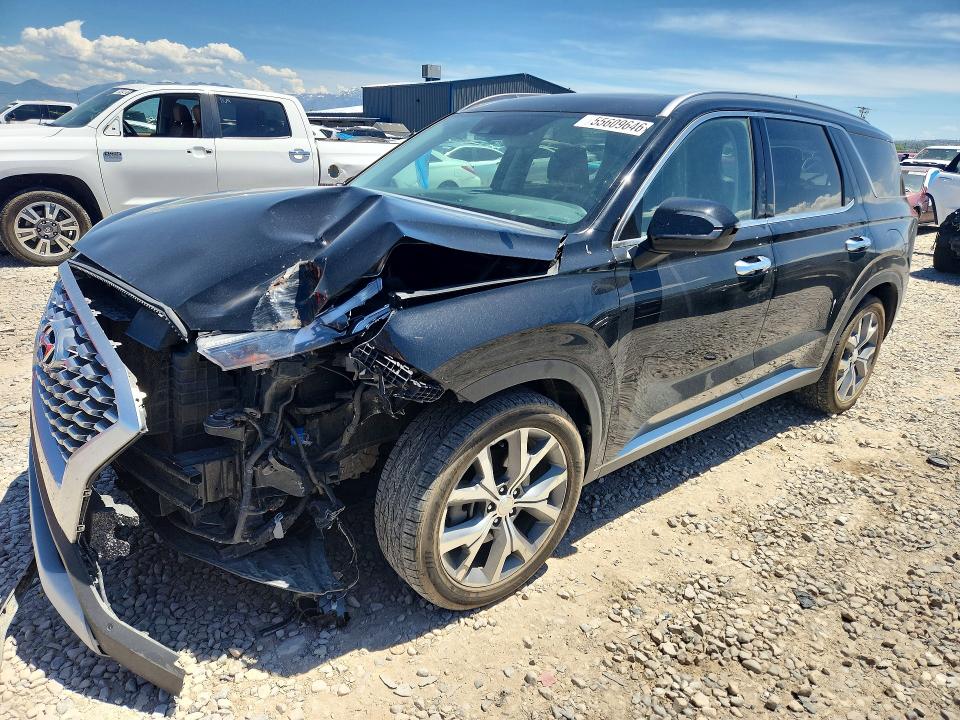 2021 Hyundai VIN KM8R4DHE4MU300461 COPART salvage auction — FRONT END, Ut - Salvage Certificate, sold $5,900 on 2026-07-10 (photo 1)