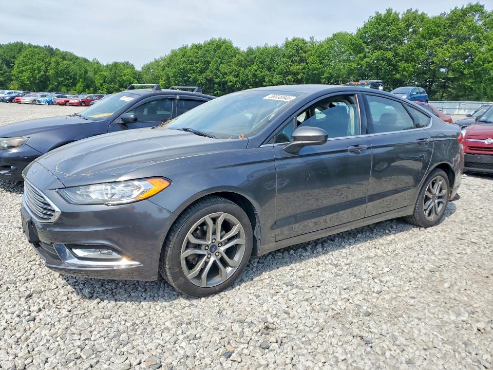 2017 Ford Fusion VIN 3FA6P0T90HR249125 COPART salvage auction — REAR END, Ma - Cert Of Title-Salvage, sold $100 on 2026-07-23 (photo 1)