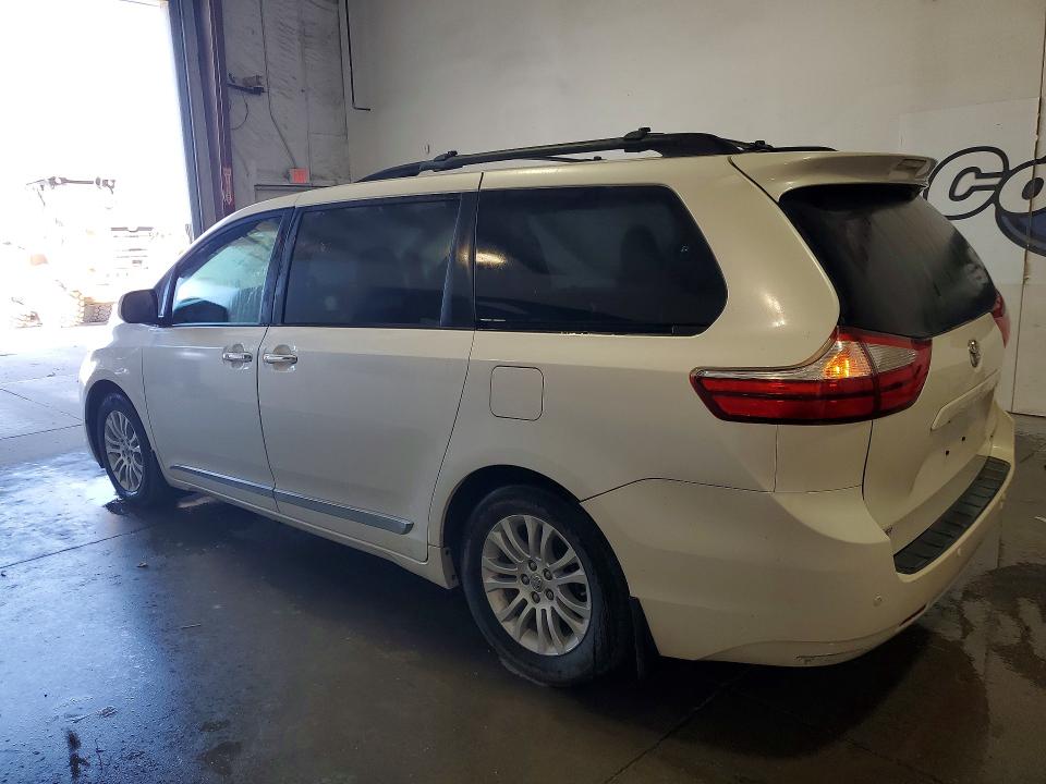 2015 Toyota Sienna VIN 5TDYK3DCXFS651936 COPART salvage auction — FRONT END, In - Certificate Of Title, sold $3,600 on 2026-07-16 (photo 2)