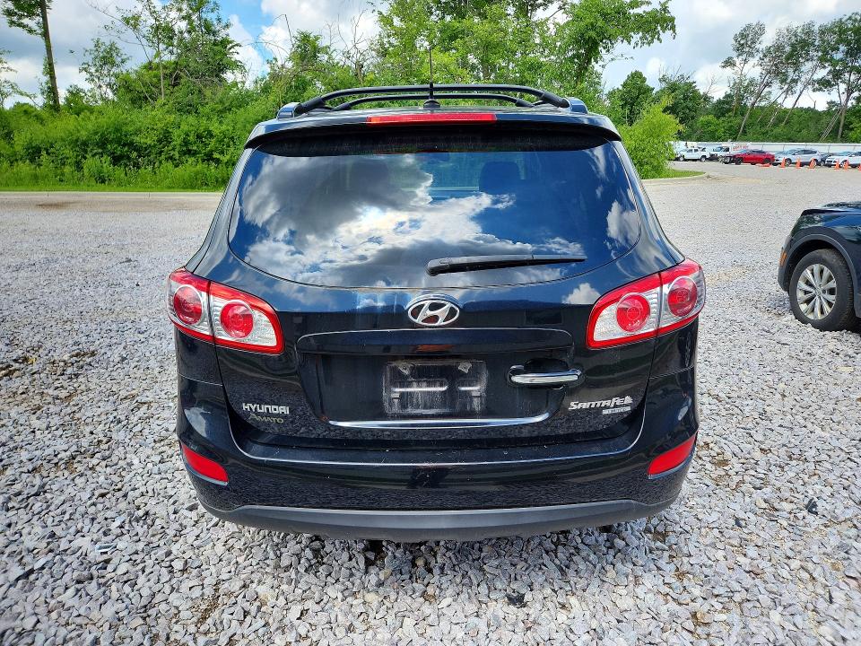 2011 Hyundai Santa fe VIN 5XYZK4AG3BG075535 COPART salvage auction — FRONT END, Wi - Certificate Of Title, sold $800 on 2026-07-22 (photo 6)