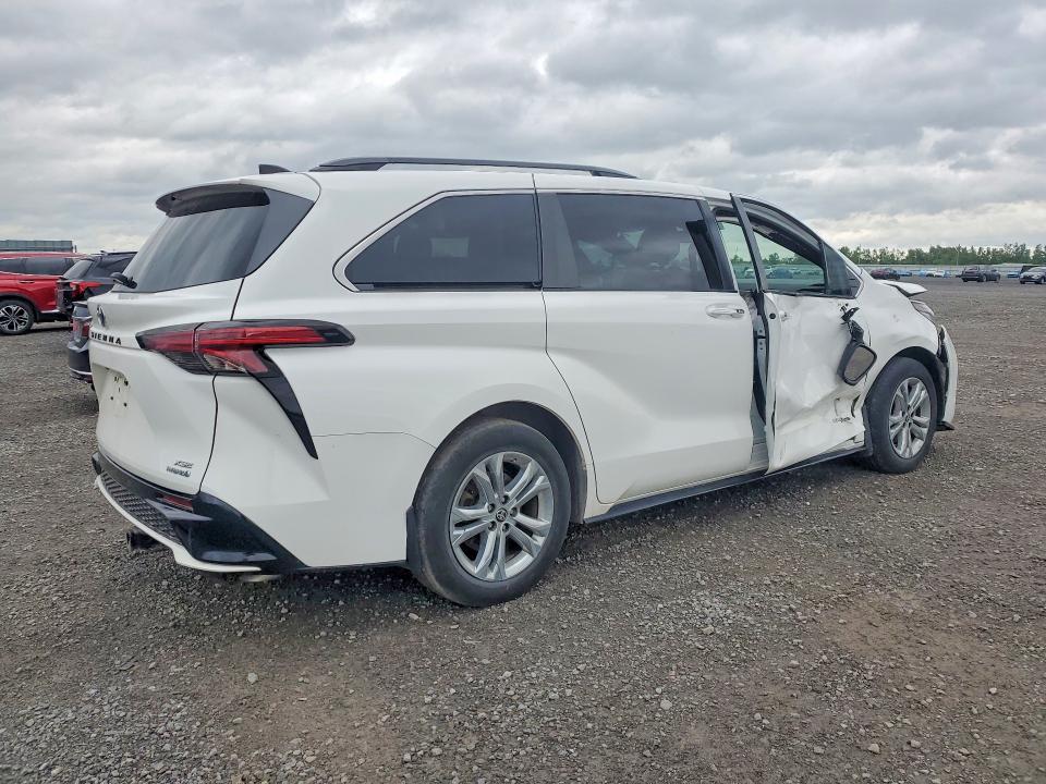 2021 Toyota Sienna VIN 5TDGSKFC3MS031042 COPART salvage auction — FRONT END, On - Permit No Brand - Unfit, sold $4,600 on 2026-07-21 (photo 3)