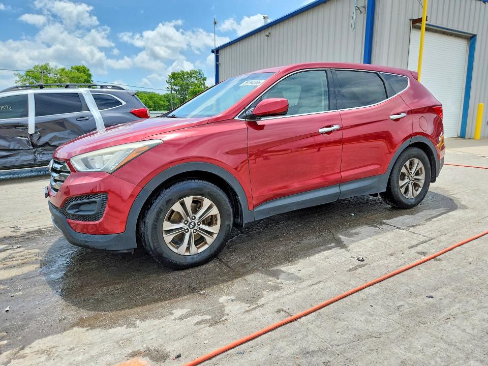 2016 Hyundai Santa fe VIN 5XYZT3LB8GG375278 COPART salvage auction — REAR END, Tn - Salvage Certificate, sold $1,750 on 2026-07-20 (photo 1)