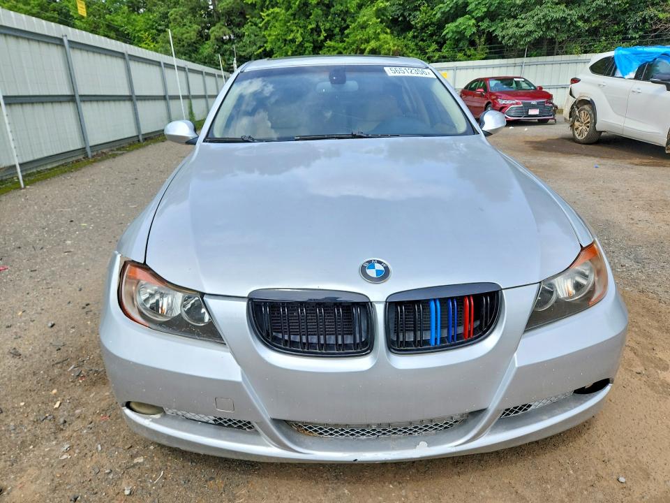 2007 BMW 3 series VIN WBAVA33577KX78366 COPART salvage auction — FRONT END, La - Permit To Sell - Reconstructed, sold $950 on 2026-07-02 (photo 5)