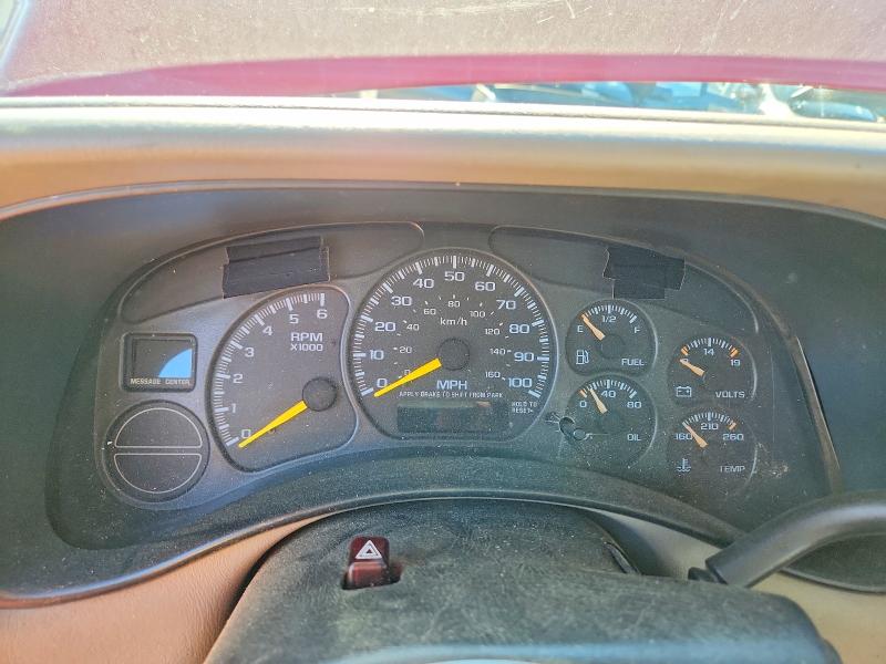 1999 Chevrolet C/k 1500 VIN 1GCEK19V2XE124675 COPART salvage auction — FRONT END, Oh - Cert Of Title-Salvage, sold $325 on 2026-07-10 (photo 9)