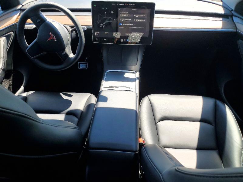 2024 Tesla Model y VIN 7SAYGDED6RF097322 COPART salvage auction — REAR END, CA - SALVAGE CERTIFICATE, sold $11,200 on 2026-07-13 (photo 8)
