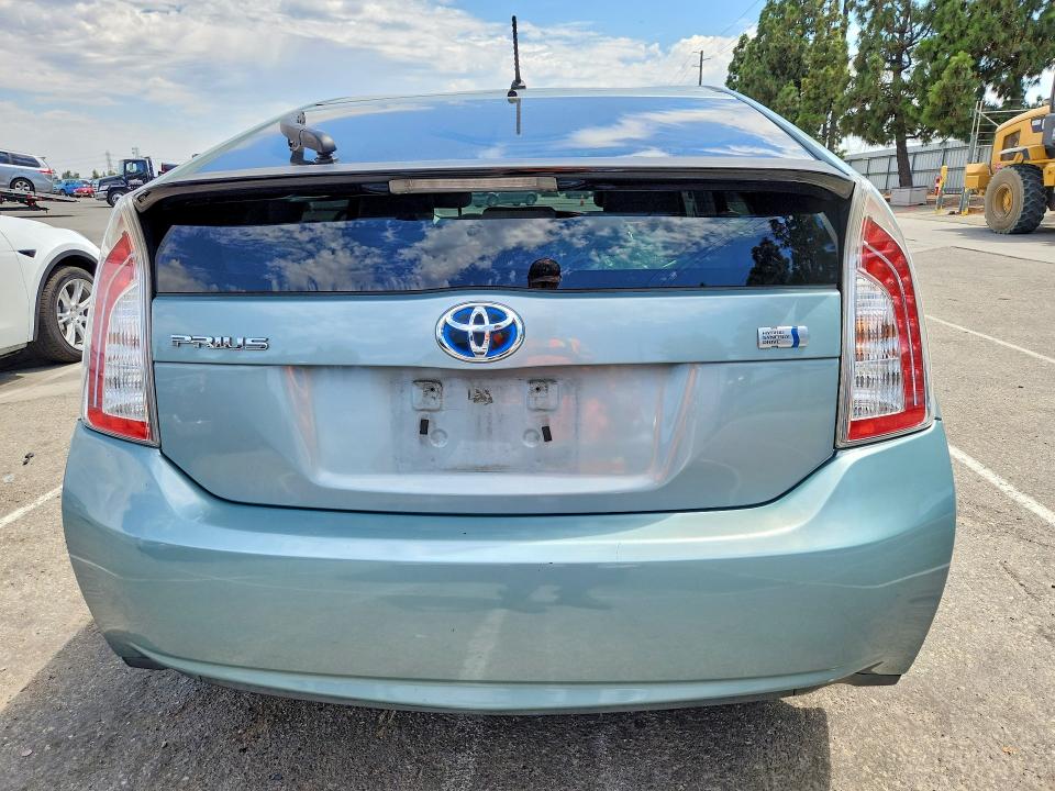 2012 Toyota VIN JTDKN3DU2C1606004 COPART salvage auction — FRONT END, Ca - Salvage Certificate, sold $1,300 on 2026-07-16 (photo 6)