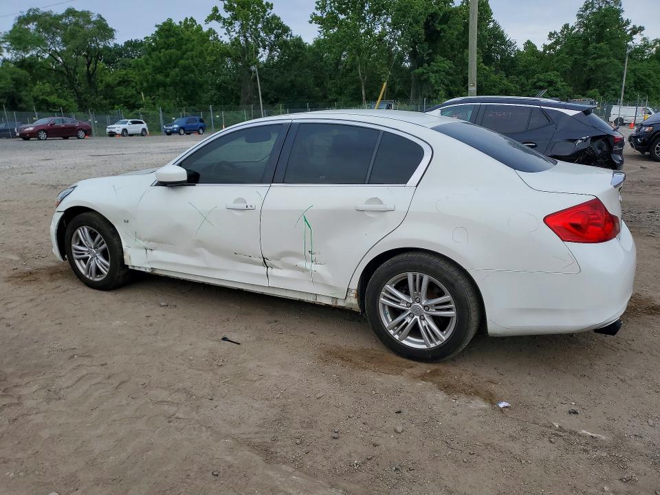 2015 Infiniti Q40 VIN JN1CV6AR8FM520580 COPART salvage auction — SIDE, Md - Cert Of Salvage > 75% Damage, sold $1,500 on 2026-07-07 (photo 2)