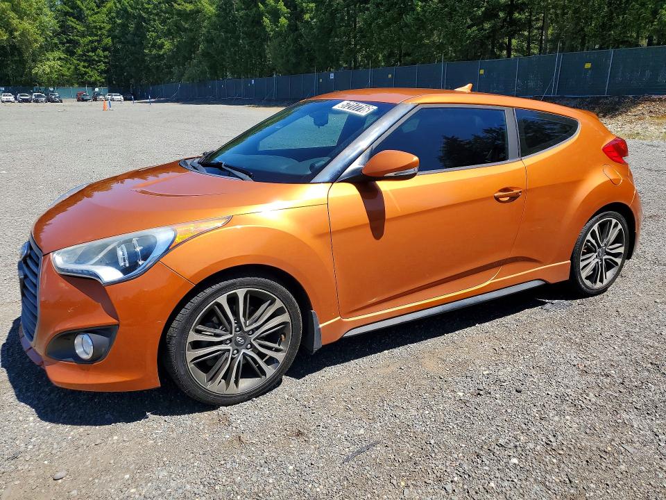 2016 Hyundai Veloster VIN KMHTC6AE9GU289654 COPART salvage auction — MINOR DENT/SCRATCHES, WA - VEHICLE CERT OF OWNERSHIP-TITL, sold $175 on 2026-07-28 (photo 1)
