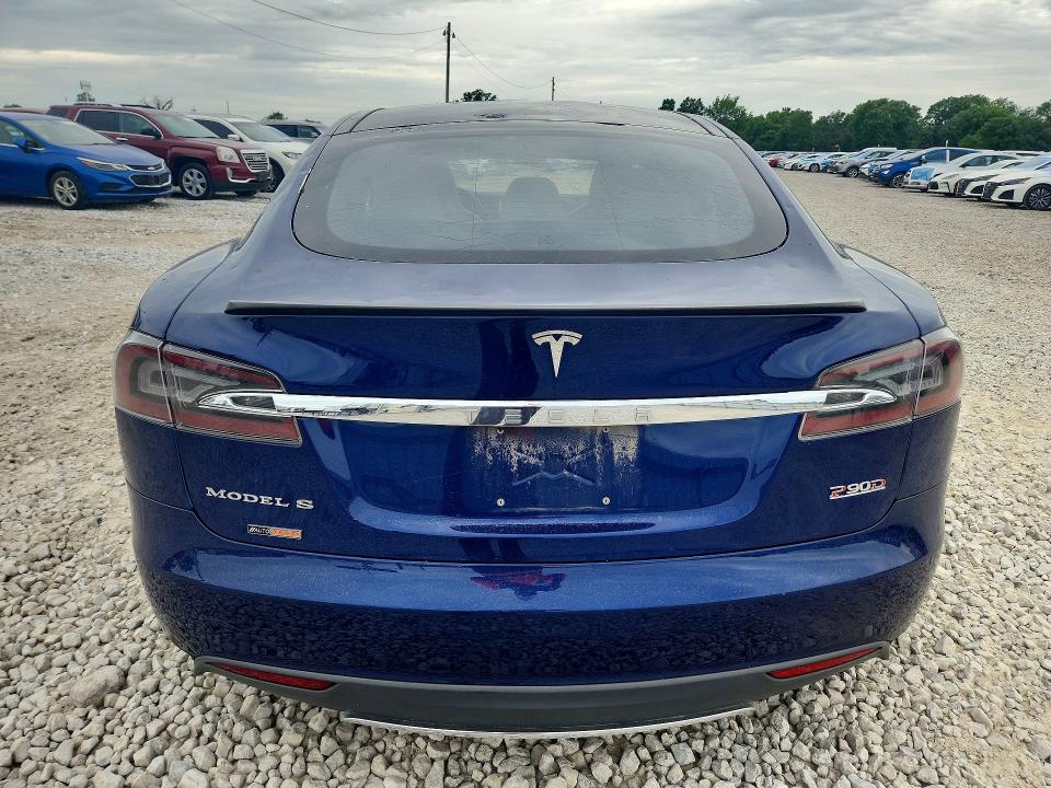 2016 Tesla VIN 5YJSA1E40GF125499 COPART salvage auction — HAIL, MO - SALVAGE CERTIFICATE OF TITLE, sold $5,200 on 2026-07-27 (photo 6)